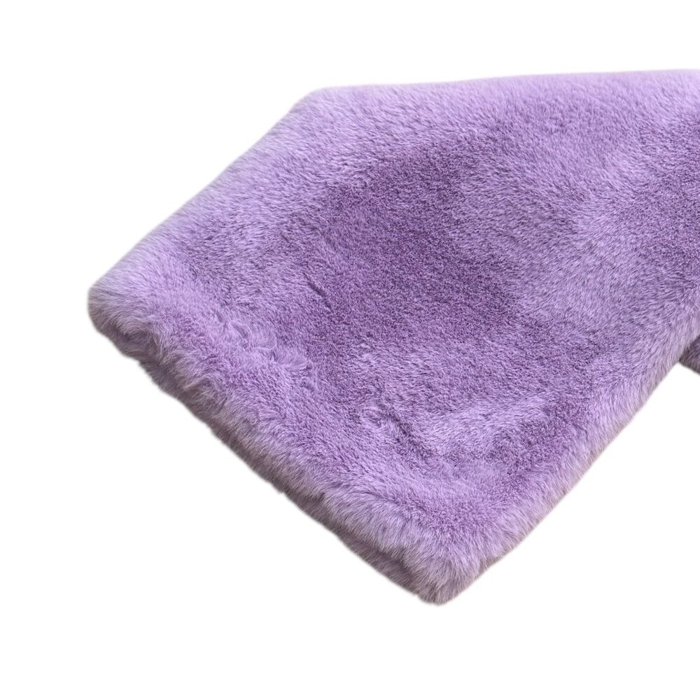 Anthropologie Lavender Faux Fur Shrug Sleeve Wrap – One Size - Picture 8 of 9